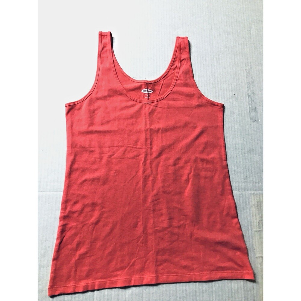 Old Navy Tank Top Peachy Orange Size Medium Athleisure EXC